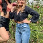 Abercrombie & Fitch Abercombie and Fitch Black Crop Long Sleeve Photo 2