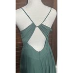 Azazie  Cora Dress Bridesmaid Gown Prom Long Dark Green Size M Sleeveless Photo 2