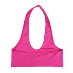 Free People Intimately Bright Pink Microfiber Halter Bralette Top Size M / L Photo 1
