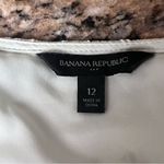 Banana Republic Green Floral Lace Shift Midi Dress Women’s 12 Elegant Minimalist Photo 8