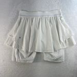 Lululemon Size 10 Court Rival High Rise Skirt Run Tennis White Women’s Athletic Photo 6