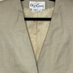 Vintage Oleg Cassini Tan Skirt‎ Set Size 8 Photo 5
