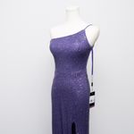 La Femme Le Femme Sequin One Shoulder Gown Photo 10