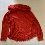 Anthropologie Maeve by  Orange Cowl Neck Sweater size S Photo 3