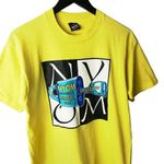 Vintage 90s NYOM Unlocked My Creativity Graphic Tee L Yellow Single Stitch 50/50 Size L Photo 1