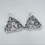 La Senza La‎ Senza Gray & Black Lace Large no wire lightly lined Photo 6