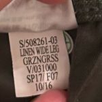 Old Navy Moss Green Mid-Rise Soft Wide-Leg Linen-Blend Pants Size XXL NEW Photo 8