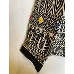 Vintage Guatemala Indigenous Blazer Buttons EUC Sz M Women’s Tribal Black Cream Size M Photo 8