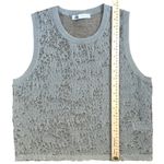 ZARA Metallic Jacquard Knit Top Women's Large Retail $60 Photo 4