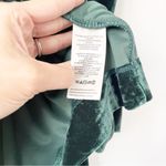 Maeve Anthropologie Velvet Babydoll Top in Pine Green Photo 7