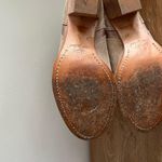 N.D.C. Made by Hand Suede Ankle Boots Beige Sand Western Braided Pull Tab Tan Size 7 Photo 8