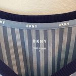 DKNY Striped Oversized Short Sleeve Tee T-shirt Top Photo 3