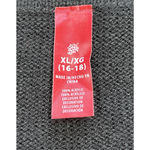 Holiday Time Vintage  Christmas Sweater Vest Gifts Presents Bulbs Size XL Black Photo 2