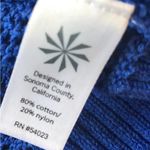 Athleta  CARDIGAN COTTON KNIT  BLEND LONG SLEEVE COBALT BLUE SWEATER XS Photo 2