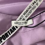 Mistress Rocks NEW Mini Dress Size Medium Lilac Cowl Neck Rhinestone Party Sexy Photo 10