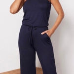 Michael Stars Women's Evereve Piper Strapless Jumpsuit Navy Sz S Photo 0