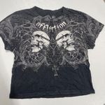 Affliction NEW  WOMEN'S COLLAPSE BABY TEE SZ XL Photo 2