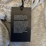 Chaser High Paper Bag Waist Palazzo Stretch Pants w/Tie Pull-On Size Medium Gray Photo 5