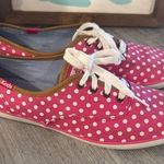 Keds  Polka Dot  Pink Lace Up Sneakers Loafers Womens Shoes Sz 7 Photo 0
