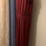 Evelie Burgundy Jumpsuit Size 1X Photo 5
