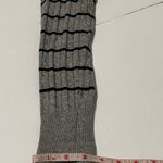 U.S. Polo Assn. Size Medium Gray And Black Stripe Sweater V Neck Photo 5