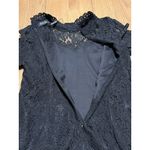 Charlie Paige  Women Long Sleeve Dress‎ Size Small Black Lace Layers Zip Formal Photo 12