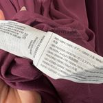 Abercrombie & Fitch Abercrombie Dress Long Sleeve Chiffon Mini Dress in Burgundy Maroon Size Small Photo 5