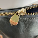Pour La Victoire  Black Tan Leather Crossbody Bag Photo 4