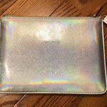 ESTELLA BARLETT Silver Metallic Clutch “Shine Bright” Size Medium NWT Photo 2