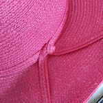 Talbots  Pink Sun Hat with Tie Accent One Size Pink Women's Hat Photo 2