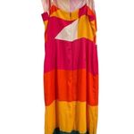 Never Fully Dressed Rainbow Slip Midi Dress Size 8 Photo 3