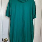 COS NWT  teal wide neck paper bag mini dress Photo 0