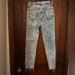 Free People We The Free Stella High Rise Skinny Acid Wash Raw Hem Jeans 29 Photo 3