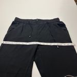 Eileen Fisher 100% Silk Crepe Pull-on Drawstring Pant Womens Size Small Black Photo 5