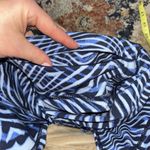 Sweaty Betty  Power womens leggings 7/8 length navy Light Blue Striped Size 6 US Photo 6