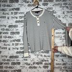 Tommy Hilfiger | women striped texture long sleeve Henley Photo 4
