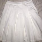 White Pleaded Skirt Size XS Photo 0