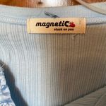 Urban Outfitters Light Blue Ribbed Henley  Photo 1