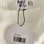 Princess Polly Alaya Shimmery White Mini Dress Sz 6 NWT Photo 4