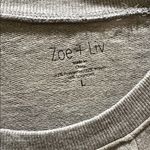 Zoe & Liv  Heather Gray Sweatshirt with Bats Photo 1