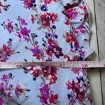 Club Monaco ‎ silk spring summer mini floral dress flattering cute girly size 6 Photo 4