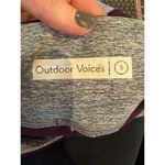 Outdoor Voices  Purple Pink And Gray Colorblock‎ High Rise Athletic Leggings S Photo 6