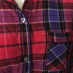 Victoria's Secret Victoria’s Secret Red & Purple Pajama Top NEW Photo 3