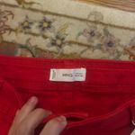 Mango Brand New Red Jeans Photo 3