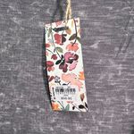 Gimmicks by BKE BKE Gimmicks FAB! Embroidered Mesh Boho Open Tie Festive Top in Gray L With Tags Photo 4