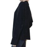 margaret godfrey black leather jacket with lace trim button front long sleeve 10 Photo 4