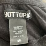 Hot Topic  black moon phase cropped tee small Photo 3