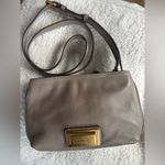 Marc by Marc Jacobs  Classic Q Natasha Pebbled Leather Small Crossbody taupe Photo 1