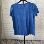 Lands' End Short Sleeve Lightweight Uneck Tshirt - Blue and Orange Photo 1
