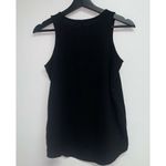 J.Crew  Mercantile Womens Scoop Neck Tank Top Blouse Size XXS Black Loose Fit Photo 2
